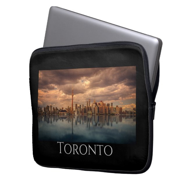 Scenic Toronto View Laptop Sleeve (Front Left)