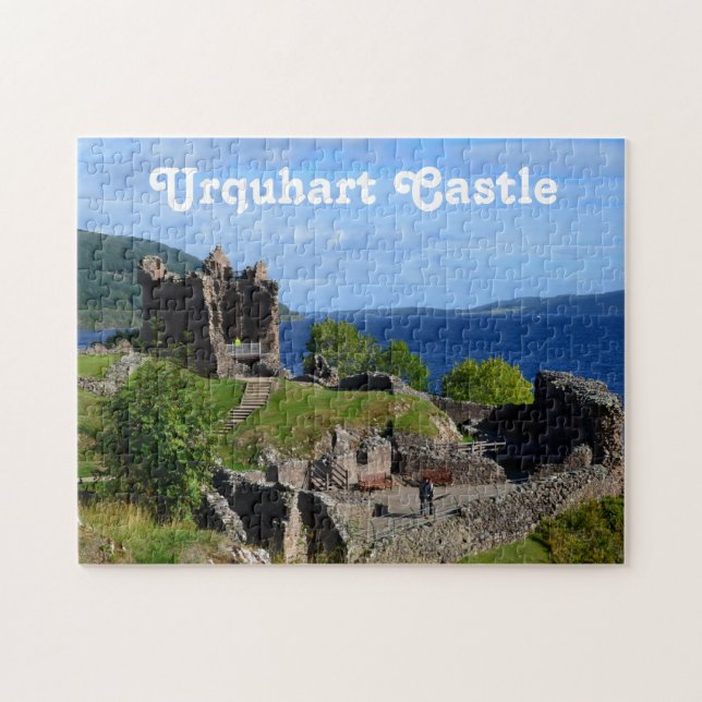 Scenic Urquhart Castle Ruins Jigsaw Puzzle (Horizontal)