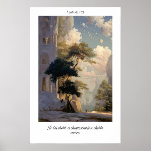 Scenic Valley Wall Art Print - Romantic Nature
