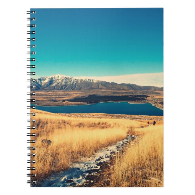 Scenic view in Mt. John summit view point,  Lake T Notebook (Front)