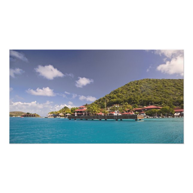 Scenic view of Bitter End Yacht Club Virgin Photo Print (Front)