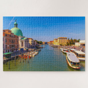 Scenic view of Canal Grande, Venice, Italy Jigsaw Puzzle