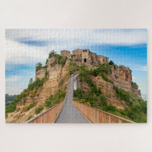 Scenic view of Civita di Bagnoregio Jigsaw Puzzle