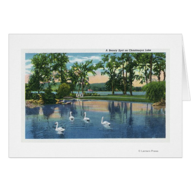 Scenic View of Swans on the Lake (Front Horizontal)