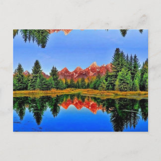 scenic view postcard