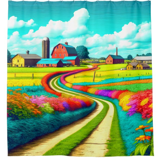 Scenic View Shower Curtain (Front)