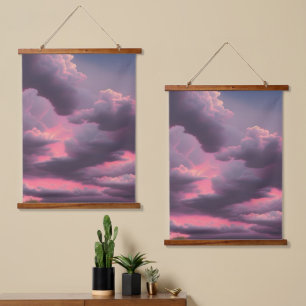 Scenic View Summer Sunset Hanging Tapestry