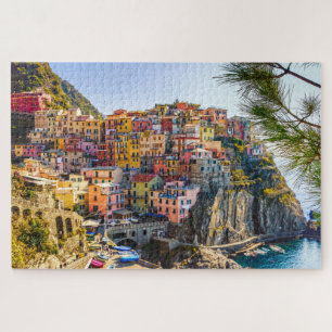 Scenic Village, Cinque Terre, Liguria, Italy Jigsaw Puzzle
