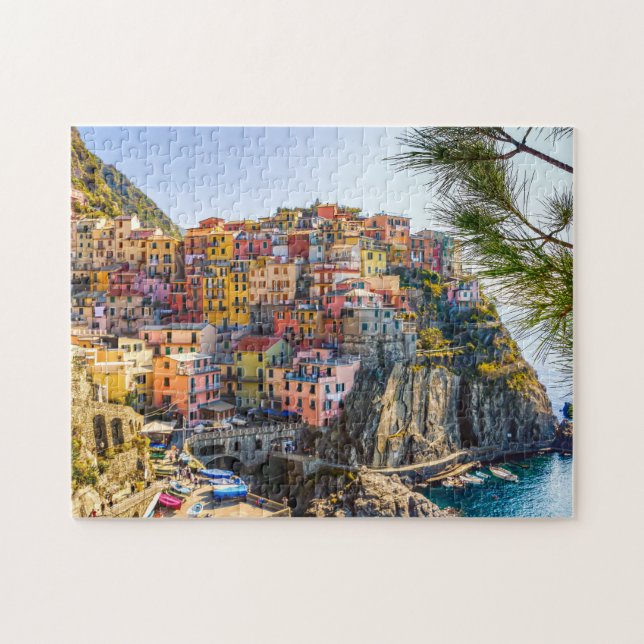 Scenic Village, Cinque Terre, Liguria, Italy Jigsaw Puzzle (Horizontal)