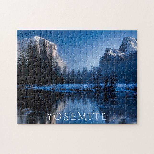 Scenic Yosemite in Winter  Jigsaw Puzzle (Horizontal)