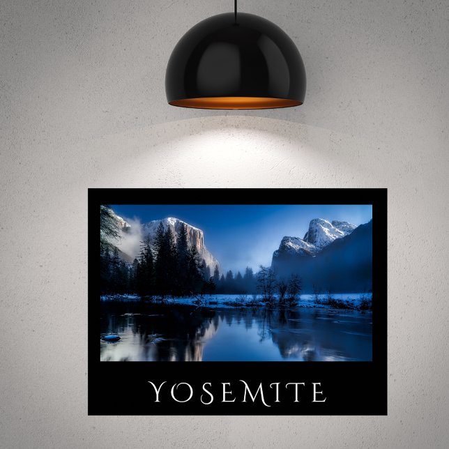 Scenic Yosemite in Winter  Poster (Creator Uploaded)