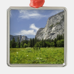 Scenic Yosemite Valley, California Metal Tree Decoration