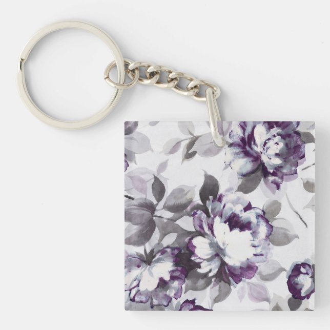 Scent of Plum Roses Key Ring (Front)