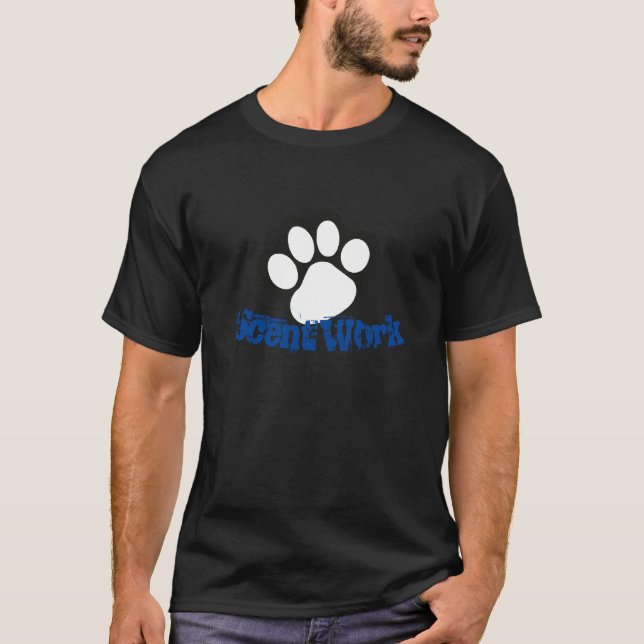 Scent Work Paw 1 T-Shirt (Front)