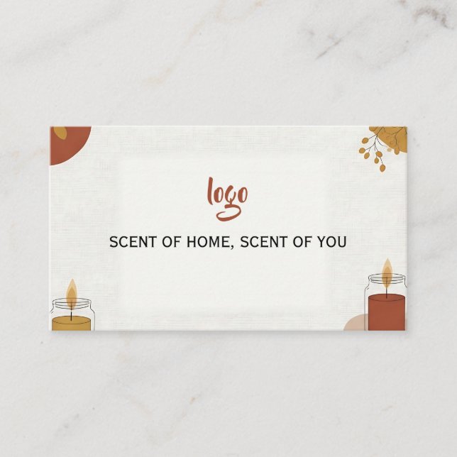  Scented Candle Business Card (Front)