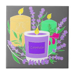 Scented Candles Ceramic Tile