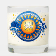 Scented Jar Candle- Customisable Celestial Sun