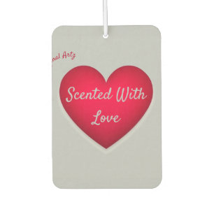 Scented With Love Heart Air Freshener