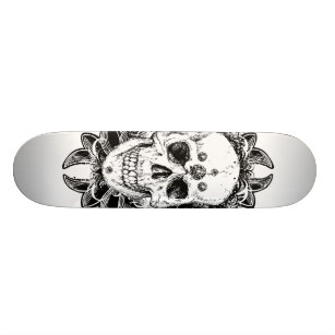 Sceptical Death Metal Skateboard Design