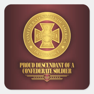 SCH -Proud Descendant Square Sticker