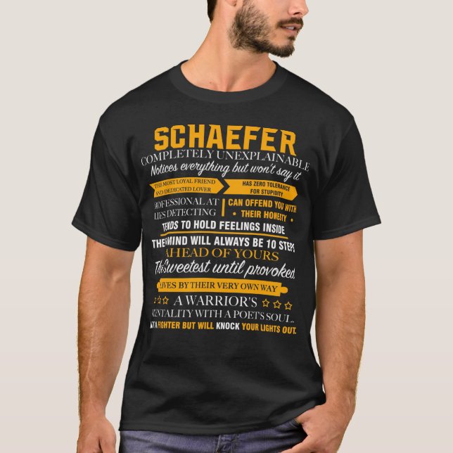 SCHAEFER completely unexplainable T-Shirt (Front)