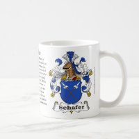 Schafer Family Coat of Arms Mug