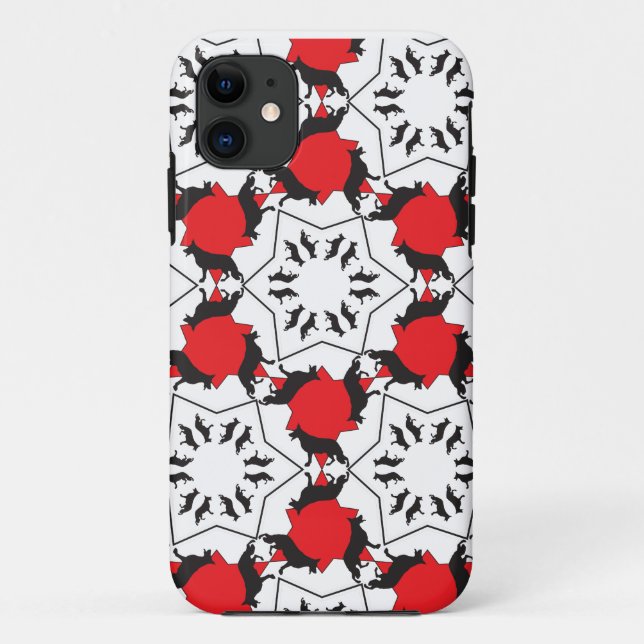 Schäferhund Muster Hülle Case-Mate iPhone Case (Back)