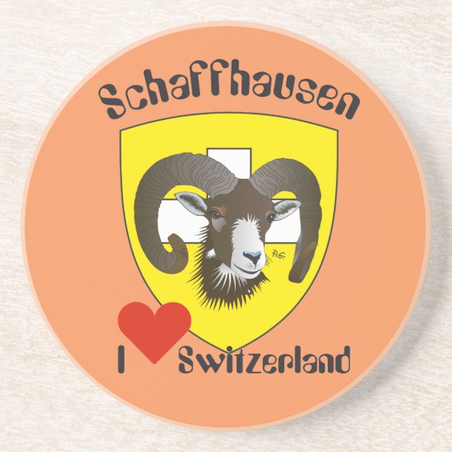 Schaffhausen Schweiz Bierdeckel Coaster (Front)