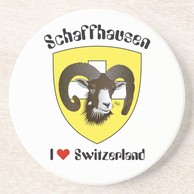 Schaffhausen Schweiz Bierdeckel Coaster (Front)
