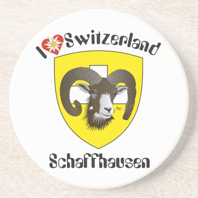 Schaffhausen Schweiz Bierdeckel Coaster (Front)