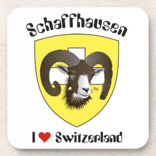Schaffhausen Schweiz Kork-Untersetzer Coaster