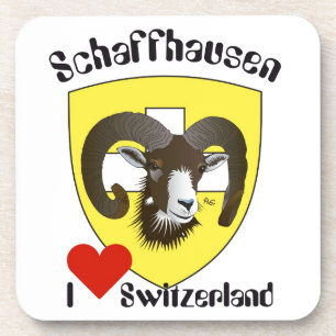 Schaffhausen Schweiz Kork-Untersetzer Coaster