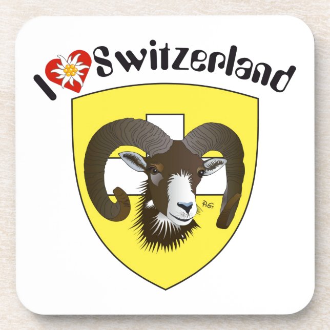 Schaffhausen Schweiz Kork-Untersetzer Coaster (Front)