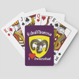 Schaffhausen - Schweiz - Suisse - Spielkarten Playing Cards