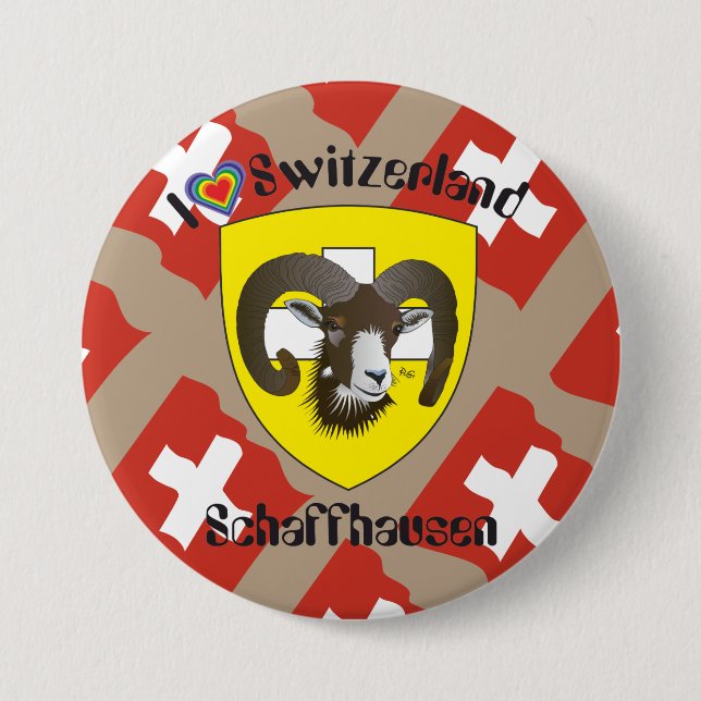 Schaffhausen - Schweiz - Suisse - Svizzera Buttons (Front)
