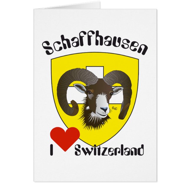 Schaffhausen Schweiz Suisse Svizzera Grusskarte (Front)
