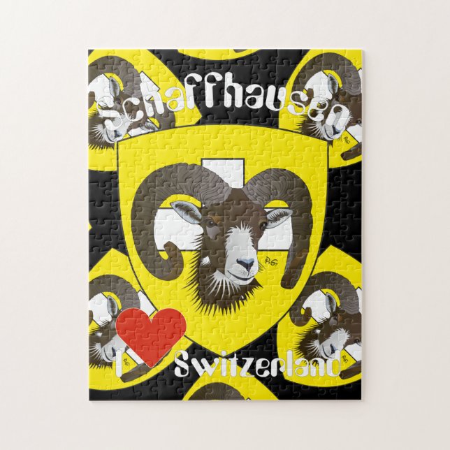 Schaffhausen Schweiz Suisse Svizzera Puzzles (Vertical)