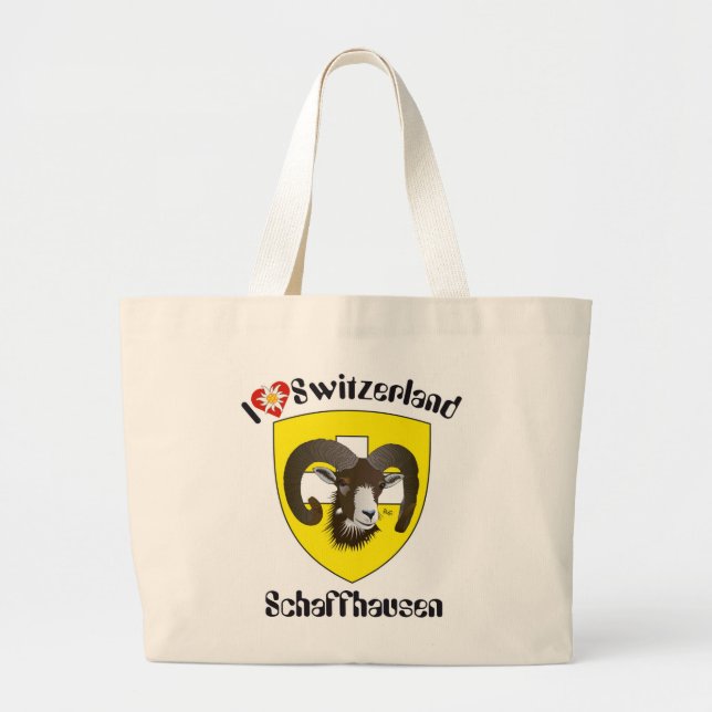 Schaffhausen Schweiz  Suisse Svizzera Tasche Large Tote Bag (Front)