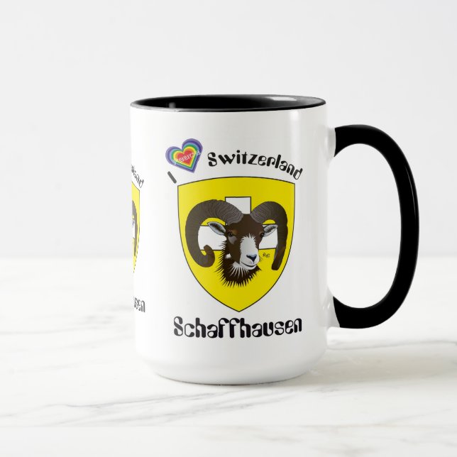 Schaffhausen Schweiz Suisse Svizzera Tasse Mug (Right)