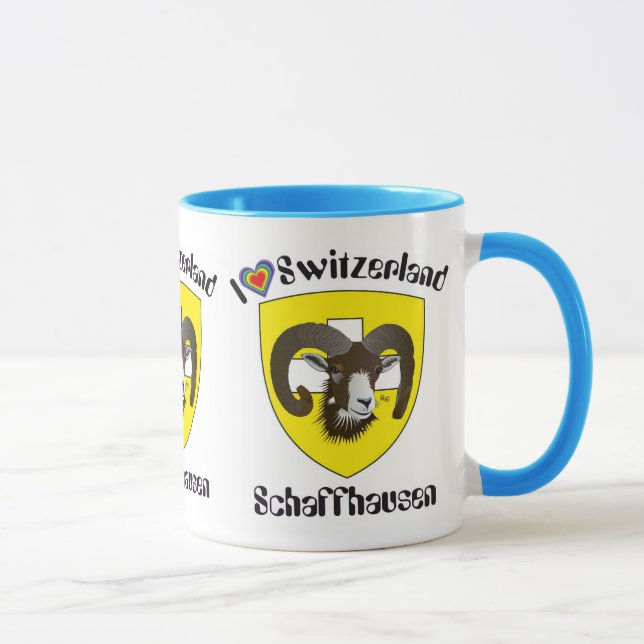 Schaffhausen Schweiz Suisse Svizzera Tasse Mug (Right)