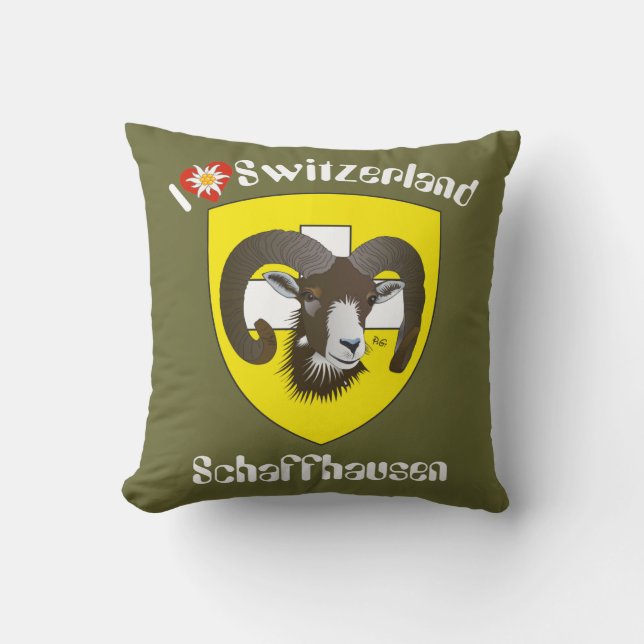 Schaffhausen Switzerland Kissen Cushion (Front)