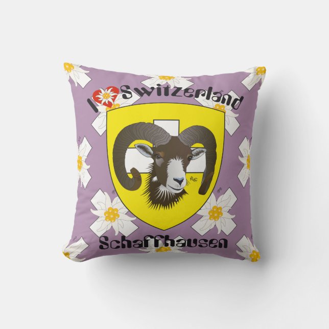Schaffhausen - Switzerland - Suisse - Svizzera Kis Cushion (Front)