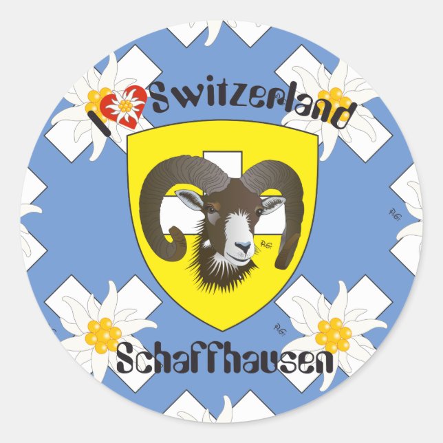 Schaffhausen Switzerland Suisse Svizzera Sticker (Front)
