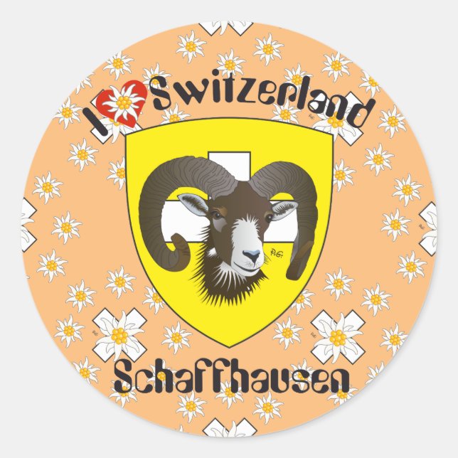 Schaffhausen Switzerland Suisse Svizzera Sticker (Front)