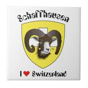 Schaffhausen Switzerland Suisse Svizzera Svizra Fl Ceramic Tile