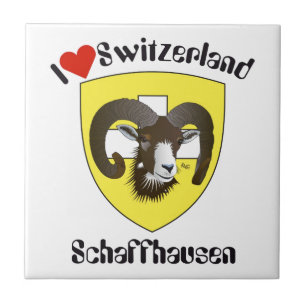Schaffhausen Switzerland Suisse Svizzera Svizra Fl Ceramic Tile