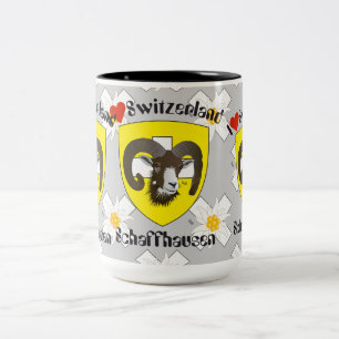 Schaffhausen - Switzerland - Suisse - Svizzera Tas Two-Tone Coffee Mug