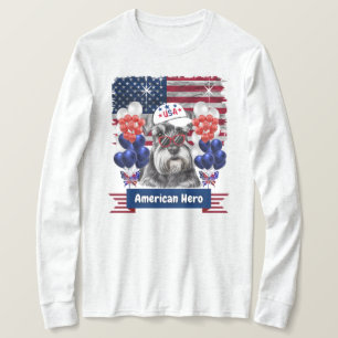 Schanuzer American Hero Long Sleeve T-Shirt