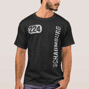 Schaumburg Illinois 224 Area Code Vintage Retro T-Shirt