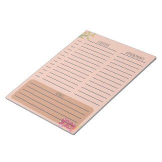Schedule Appointments and Goals planner Notepad